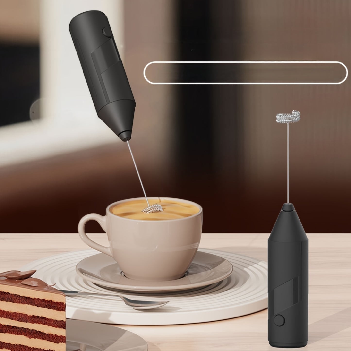 Handheld Electric Milk Frother (Battery Powered)