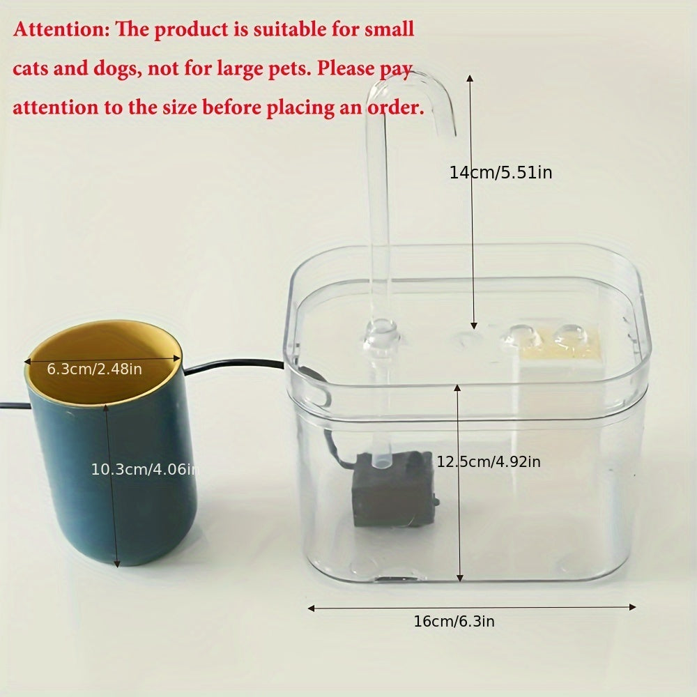 Automatic Circulating Pet Water Dispenser – Quiet, USB-Powered (Dogs & Cats)