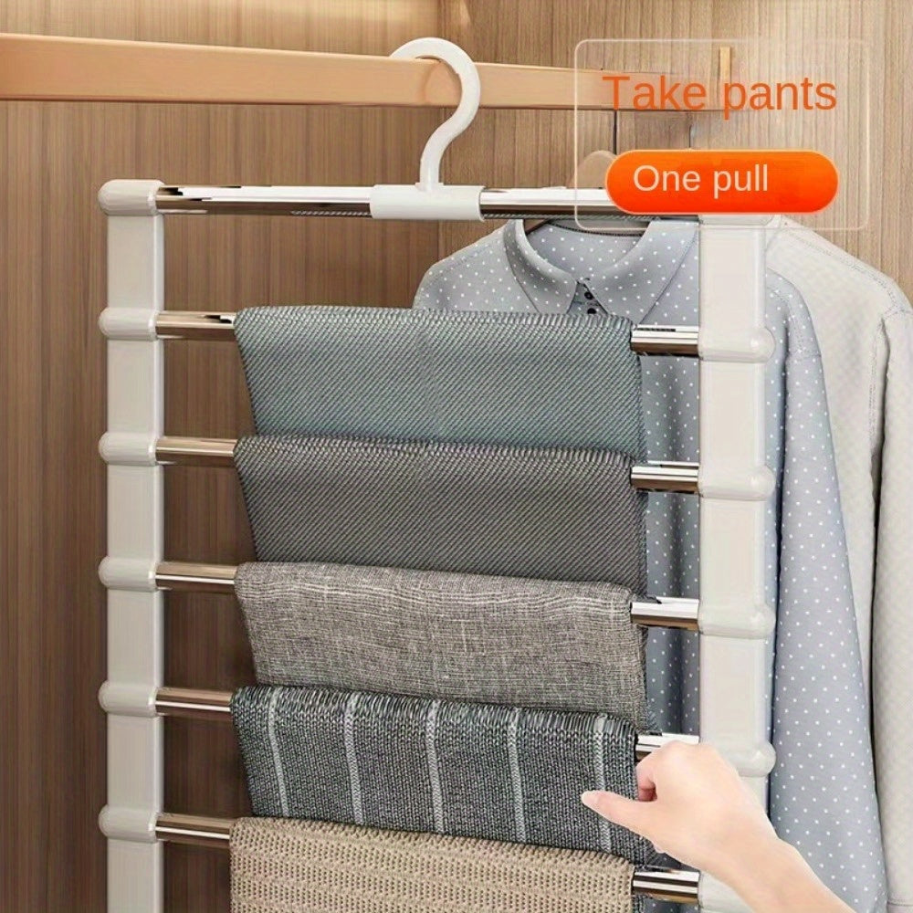 2pcs Space-Saving Foldable clothes Hangers - Stainless Stee