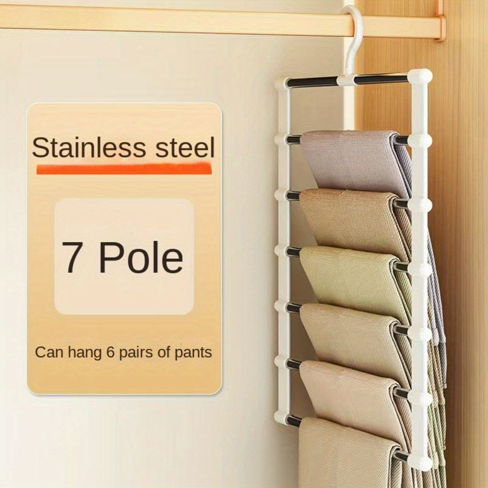 2pcs Space-Saving Foldable clothes Hangers - Stainless Stee