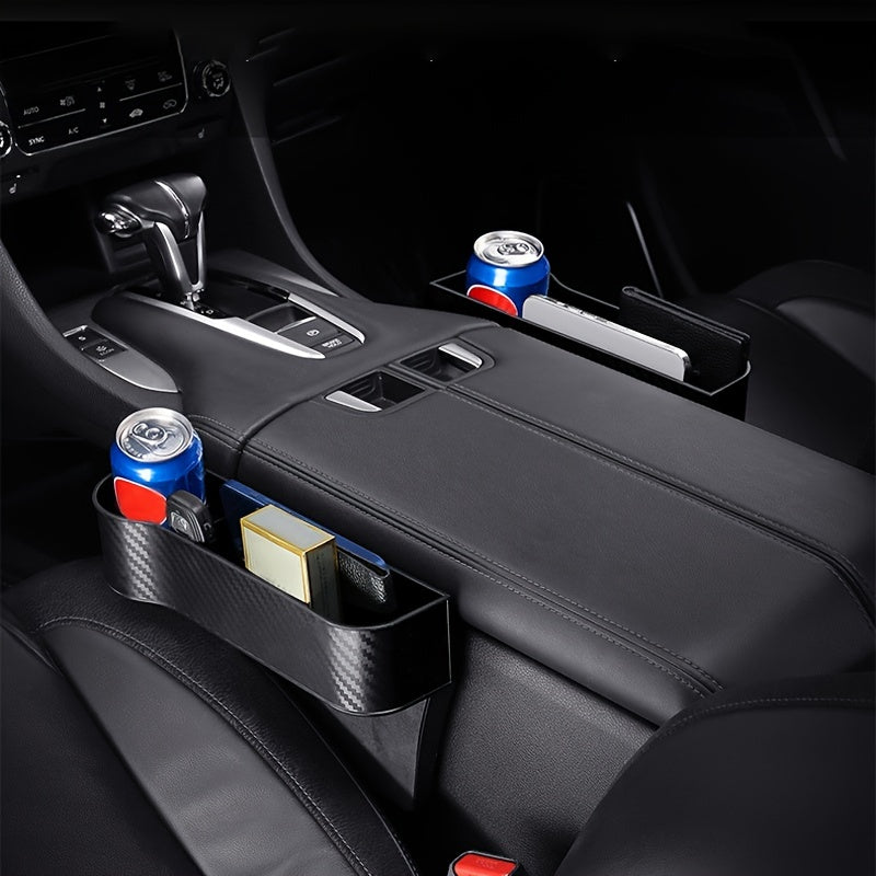 Car Console Organizer – Storage + Drink Holder