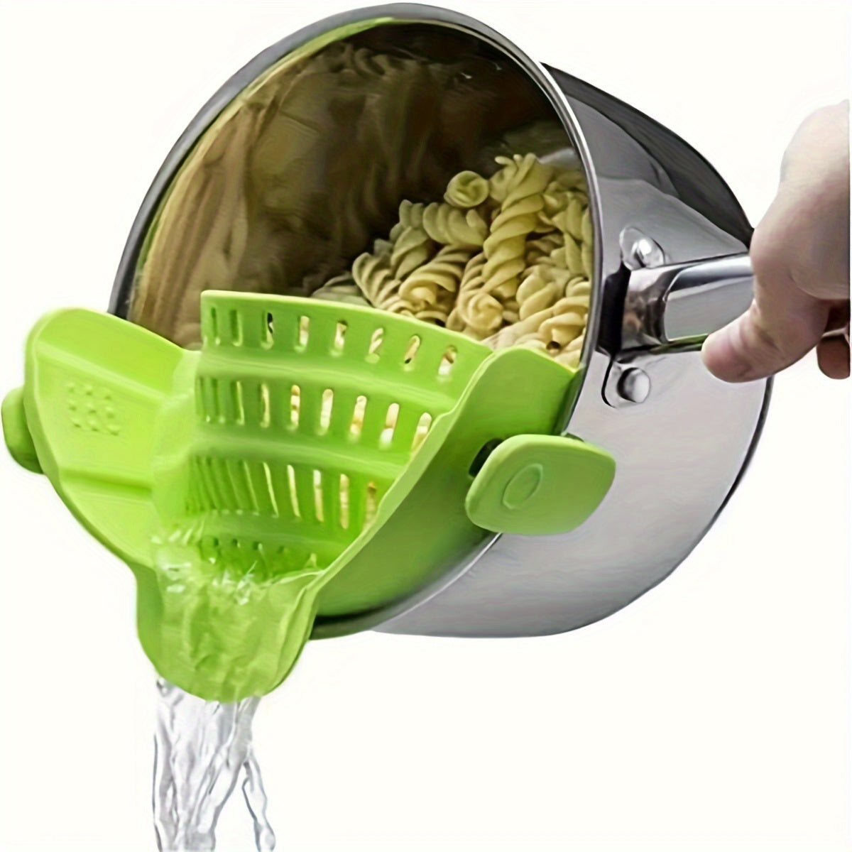 Clip-On Pot Strainer / Silicone Drain Spout