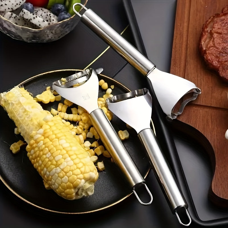 Corn Kernel Remover – Stainless Steel Tool