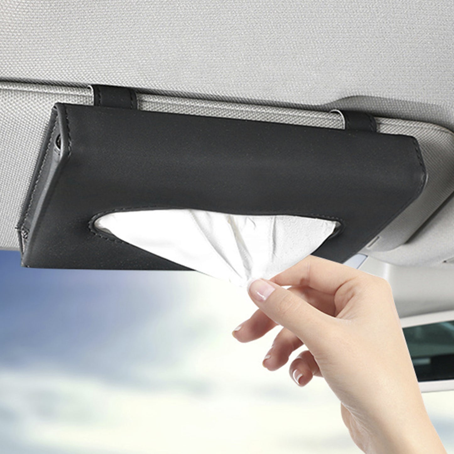 Automobile Sunshade Paper Towel Box Car