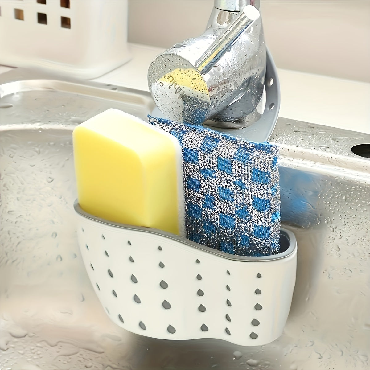 Flexible Silicone Sink Organizer – Declutter Your Countertop