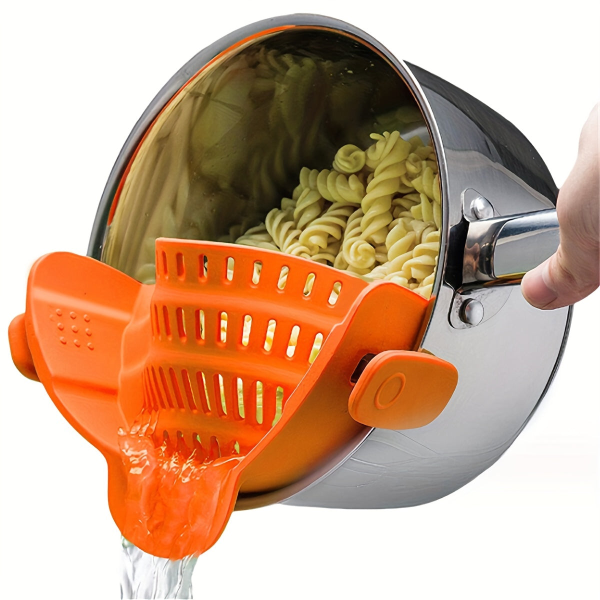 Clip-On Pot Strainer / Silicone Drain Spout