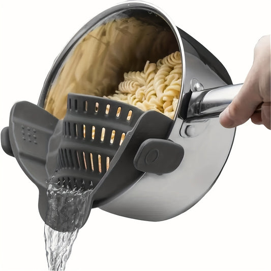 Clip-On Pot Strainer / Silicone Drain Spout