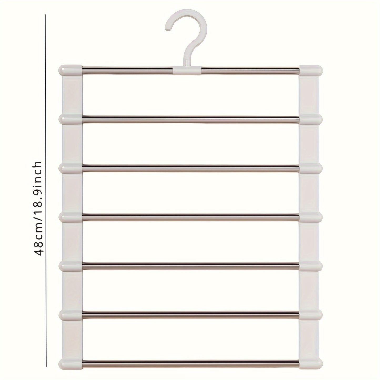 2pcs Space-Saving Foldable clothes Hangers - Stainless Stee