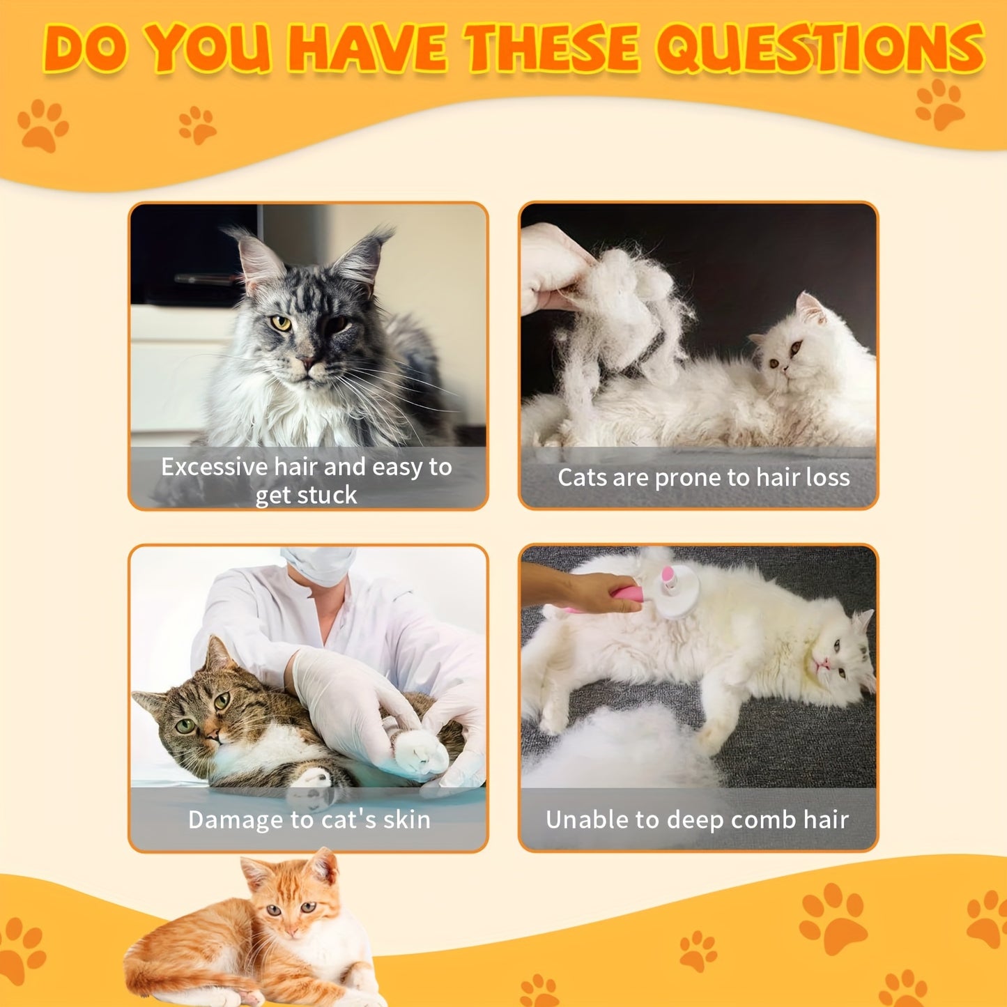 3-in-1 Steam Pet Brush – Rechargeable, Self-Cleaning, and Massaging (Dogs & Cats)