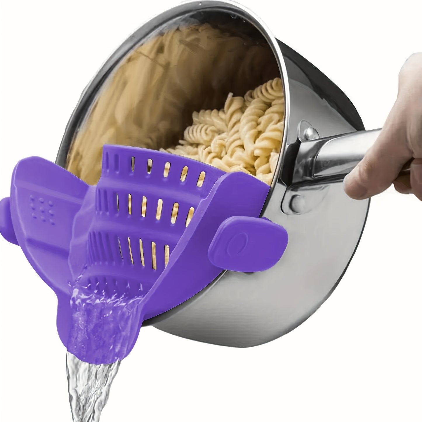 Clip-On Pot Strainer / Silicone Drain Spout