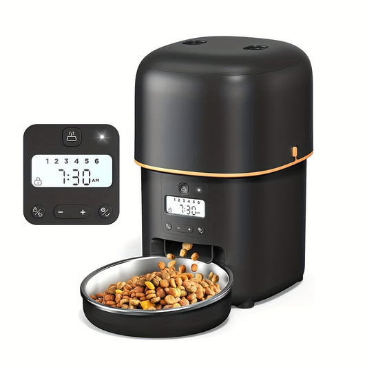 Timed Automatic Pet Feeder – LCD Display & Food Dispenser for Dogs & Cats