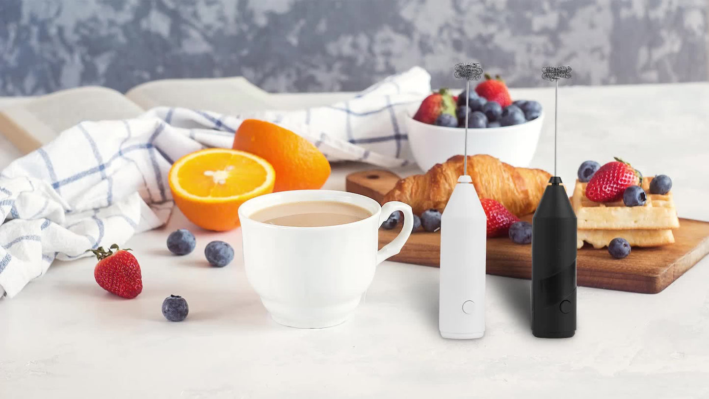 Handheld Electric Milk Frother (Battery Powered)